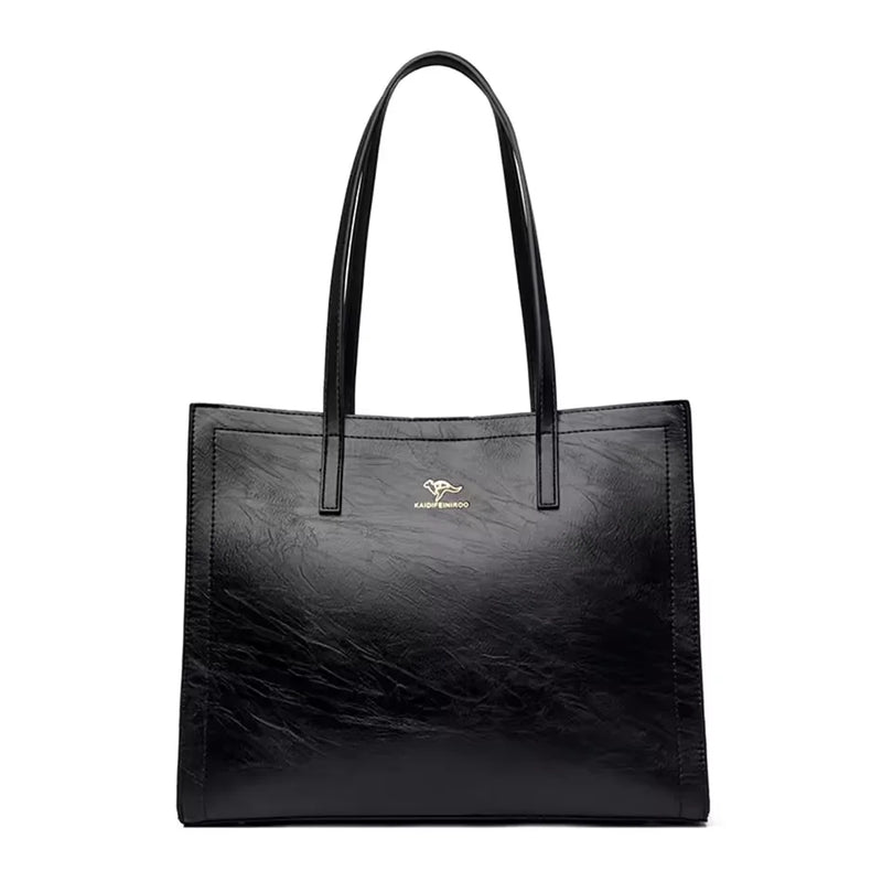 Bolsa feminina de couro Retro